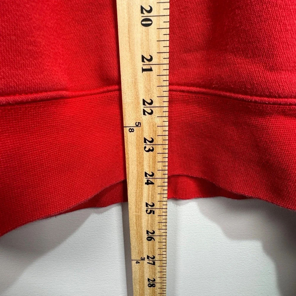 Nike Sportswear Club Fleece Hoodie Mens L University Red Pullover Sweatshirt